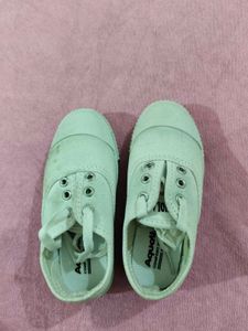 Comfortable White Canvas Sneakers for Kids