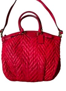 Coach Madison Quilted Chevron Lindsey