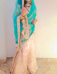 beautiful heavy lahenga kurti set