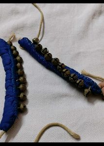Blue Ghungroo Anklets with Bells