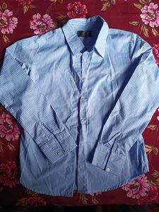 Chic Blue Striped Shirt