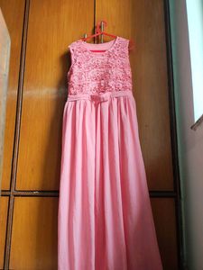 Beautiful Pink paded Gown