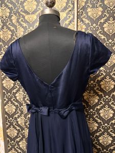 Elegant Navy Blue Maxi Dress