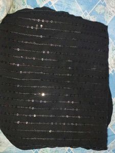 Embellished Black saree