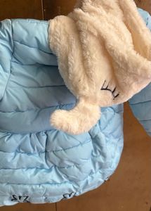 Baby Blue Puffer Jacket