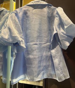 Organza Puff Sleeve top