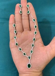 92.5 pure silver Necklace and Earring Set (wt:-17.