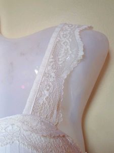 price dropped! White Lace Trim Cut-Out Mini Dress