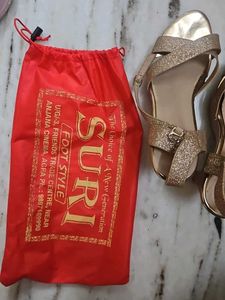 Sparkly Gold Sandals