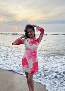 Beautiful Floral Mini Dress