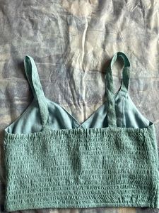 Mint Green Cropped Cami Top