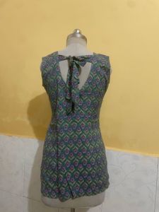 Green Printed Kurta