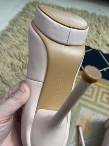 Elegant Nude Platform Heels