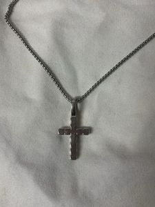Anti- Tarnish Cross Pendant Necklace