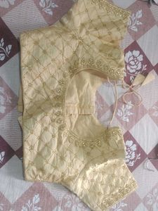 Embroidered Golden Blouse