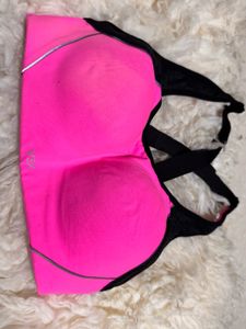 VIX Pink &amp; Black Sports Bra