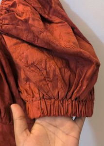 Puff Sleeve Square Neck Top