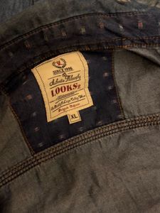 Stylish Denim Patchwork Shirt (UNISEX)