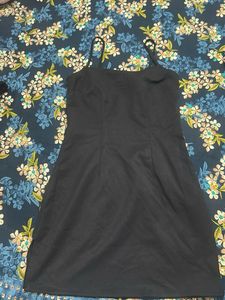 Black Spaghetti Strap Mini Dress