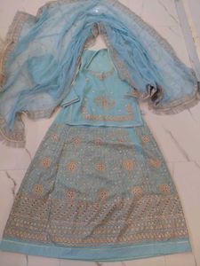 rajasthani rajputi poshak blue colour