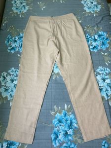 Marks &amp; Spencer Linen Blend Straight-Leg Trousers