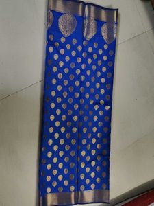 Royal Blue Banarasi Silk Saree