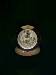 Moon Crystal Ball Lamp