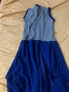 causal kurti with a slit in the front