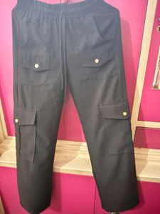Women's Black Cargo Pants