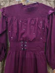 Elegant Purple Maxi Dress