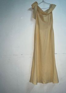 Elegant Yellow Maxi Dress