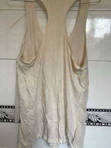 Elle Cream Ruffle Tank Top