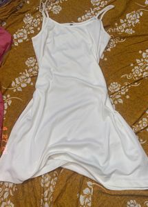 Classic White Spaghetti Strap Dress