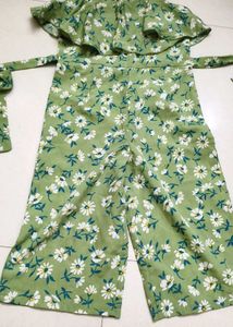 Mother- Daughter Set Pista Floral Printed