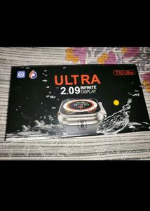 Smartwatch with Orange Strap