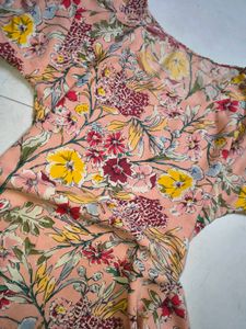 Pink Floral Top
