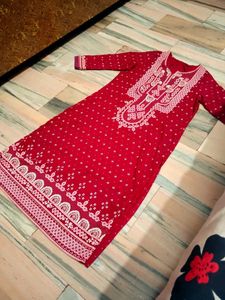 Elegant Jaipuri Kurta With Pant For Girls And Wome