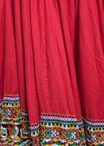 Navratri garba Red Lehenga Choli Set