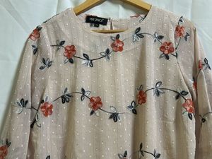 Elegant Floral Print Top