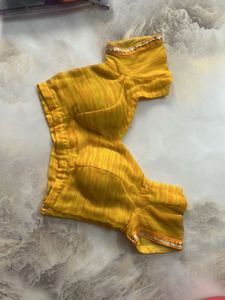 Orange Padded Blouse 🧡
