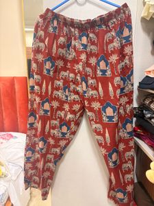 Red Block Print Cotton co ord set