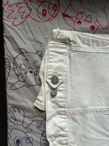 White Denim Vest