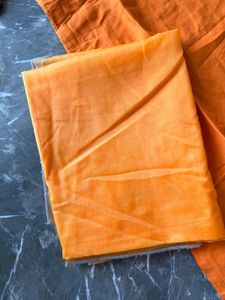 Vibrant Orange Embroidered Kurta Set