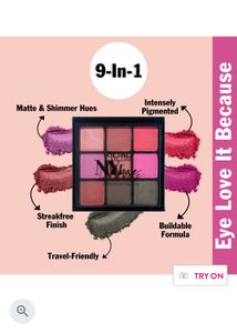 SEALPACK NY BAE PEPPY PINKS- Eye love Ny Bae Eyeshadow Pallete