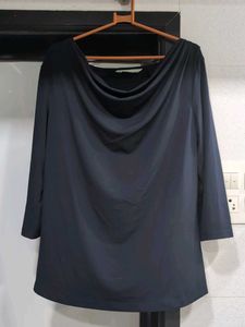 Elegant Drape Neck Top