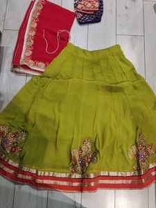 Beautiful Embroidered Lehenga Choli Set
