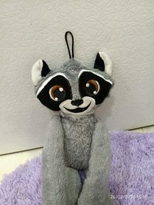 Cute Raccoon curtain Plush Toy