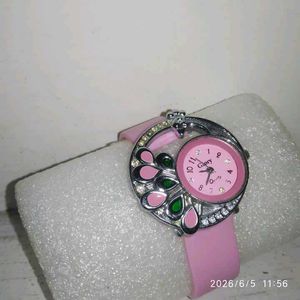 Pink Peacock Watch for Women
