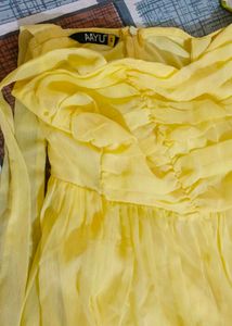 new Yellow Maxi Sundress