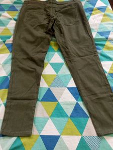 Olive Green Smart Trousers